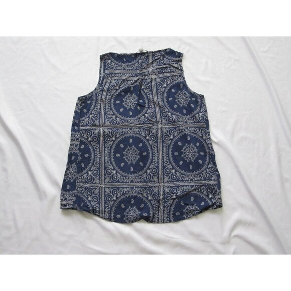 Women's Valerie Steven Embellished Geometric Rayon Tank Top Size M (WB93) - Picture 5 of 8